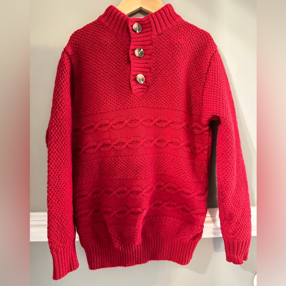 Cat & Jack Sherpa Collared Sweater